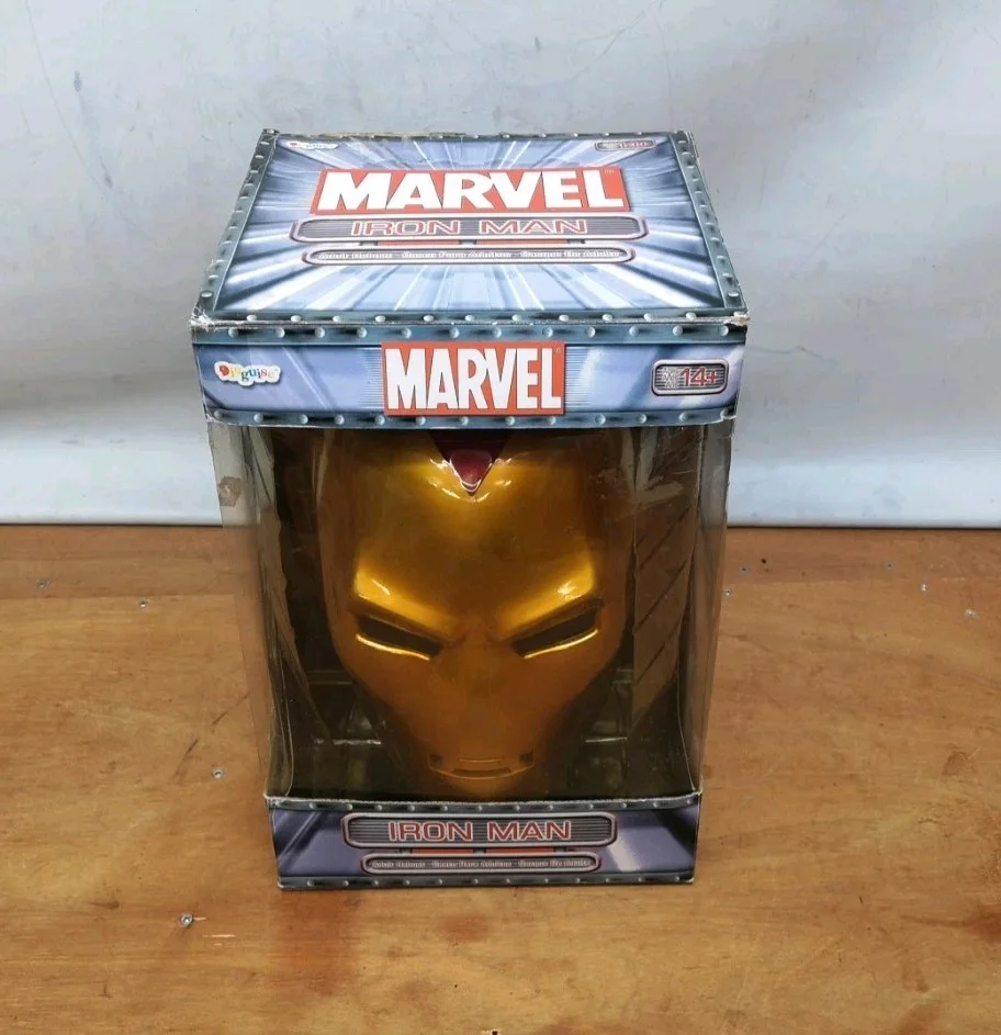 Marvel Iron Man Mask 2005 By Disguise Official Prop Display Boxed Collectors, изображение 5