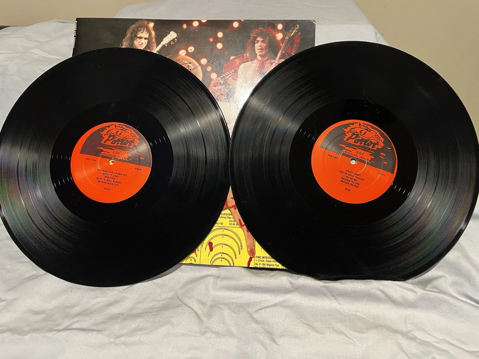 KISS RARE Kamikaze Kissing At Budokan Vinyl 2 LP VG - AUTOGRAPHED by GS and PS!, изображение 5