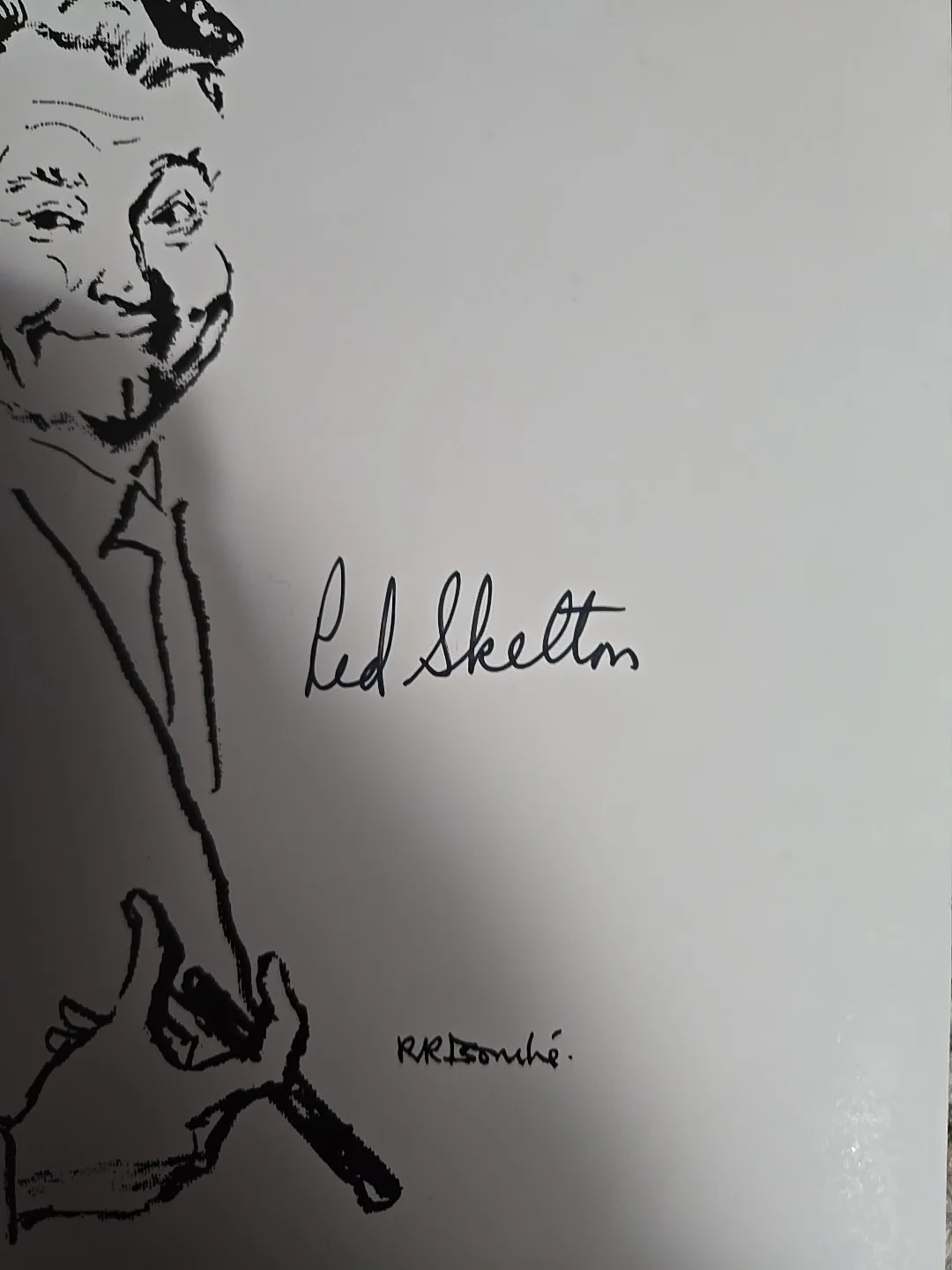 Red Skeleton 'Film-Stage-TV ' Signed In Person 8x10 Photo., изображение 2