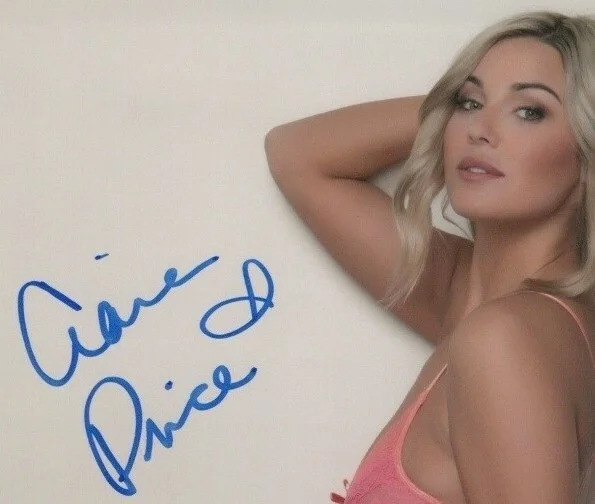 Ciara Price — Blonde bombshell playboy playmate, Ciara Price- signed 8x10 Photo w/COA, image 2