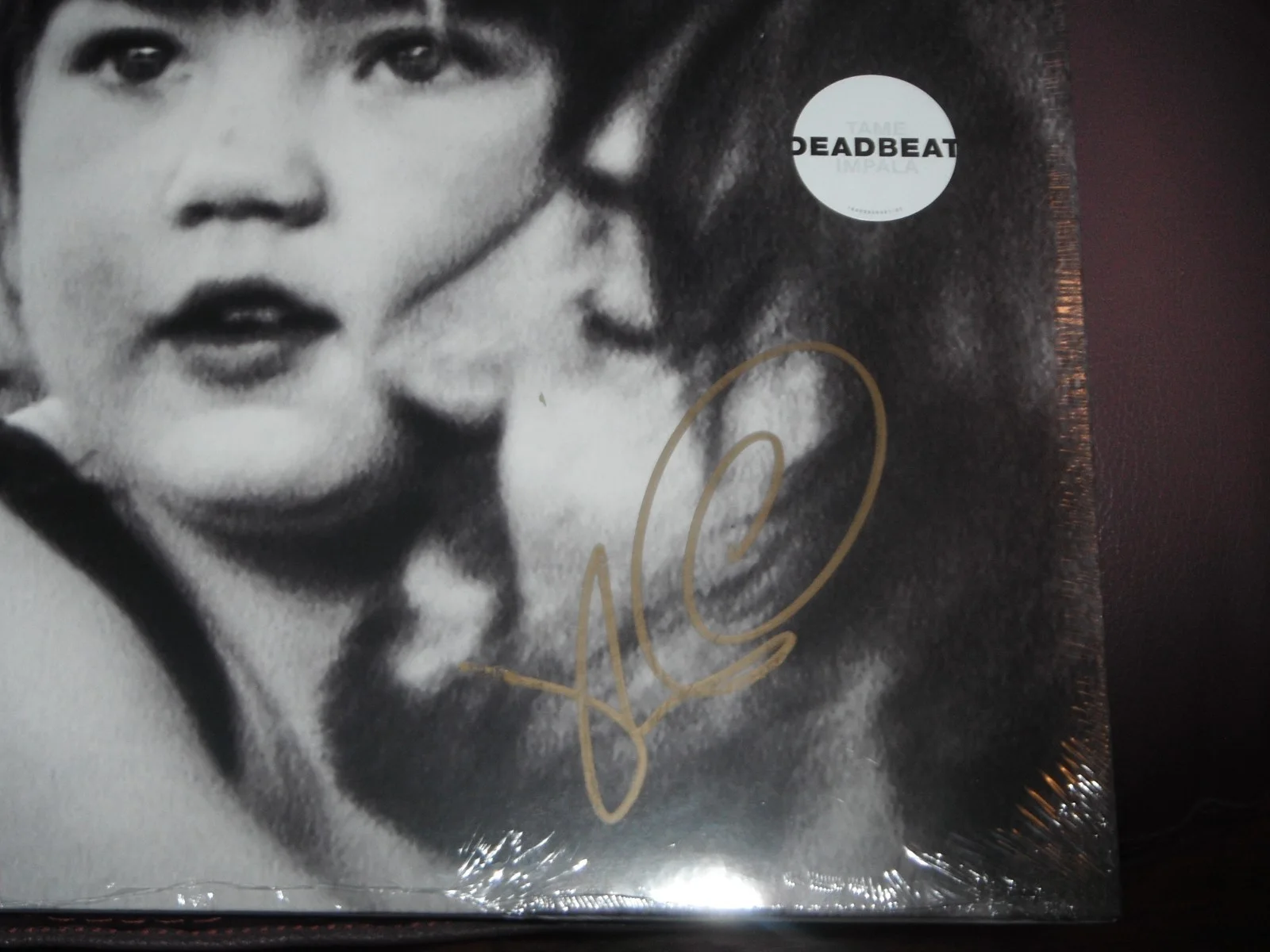 TAME IMPALA KEVIN PARKER SIGNED DEADBEAT VINYL ALBUM, image 2