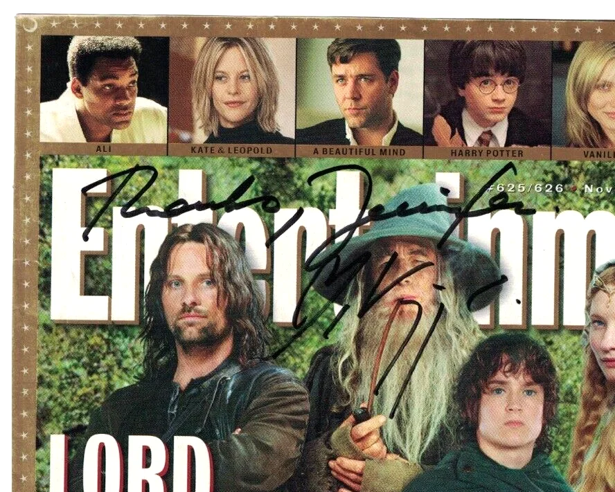 Viggo Mortensen — VIGGO MORTENSEN JSA Autographed Cover FREE SHIP Lord of the Rings LOTR Not PSA, изображение 3