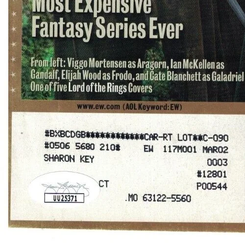 Viggo Mortensen — VIGGO MORTENSEN JSA Autographed Cover FREE SHIP Lord of the Rings LOTR Not PSA, изображение 4