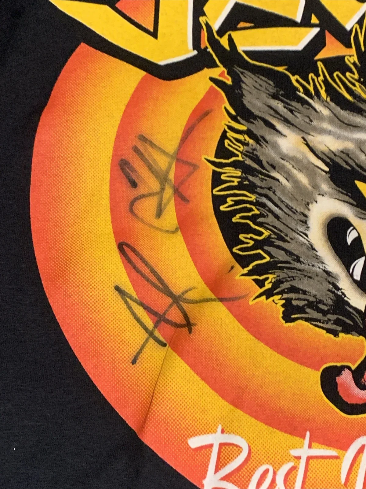 Jackyl - Band SIGNED Autographed "Best In Show" Graphic T-Shirt Size Small Black, изображение 2