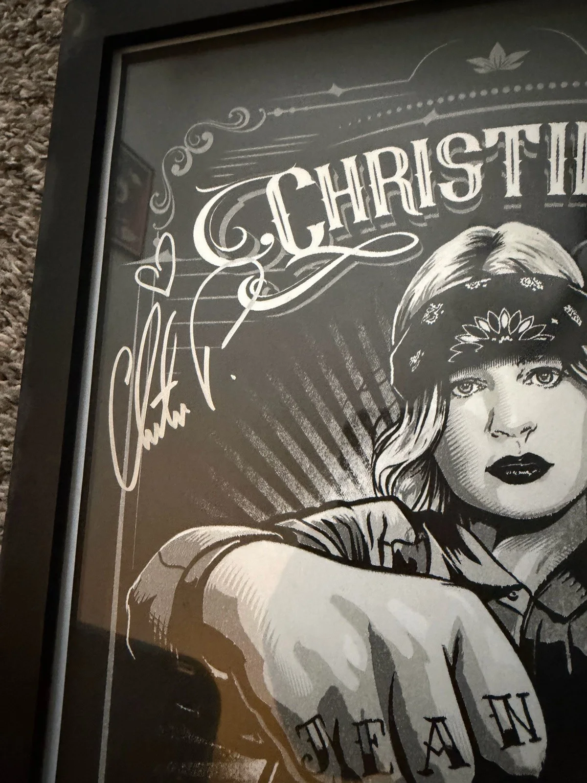 Christina P Signed Poster – Ride or Die Tour – Autographed Poster – Rare YMH, изображение 2