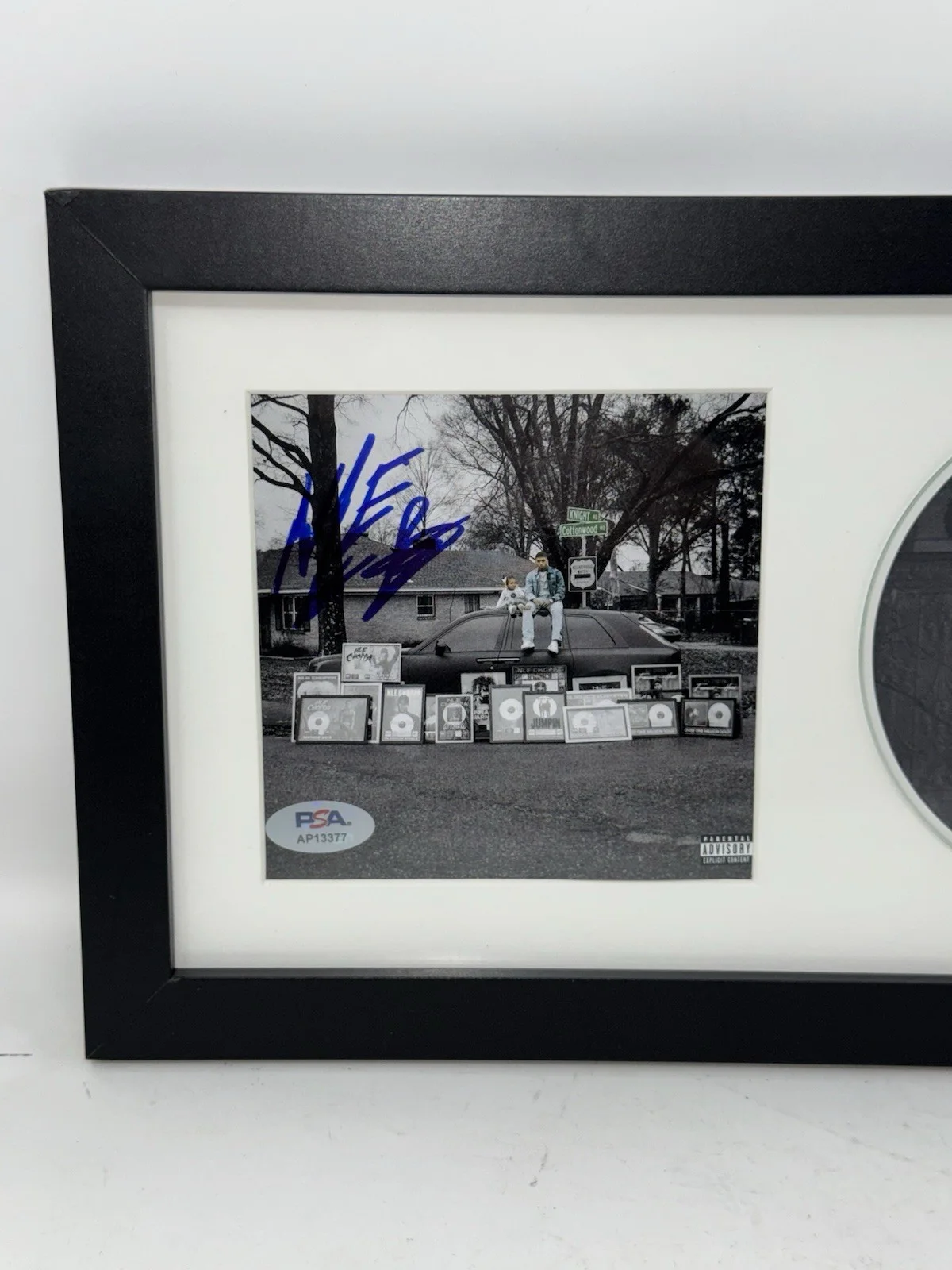 NLE CHOPPA SIGNED AUTOGRAPH COTTONWOOD 2 CD FRAMED PSA/DNA COA AINT GONNA ANSWER, изображение 2