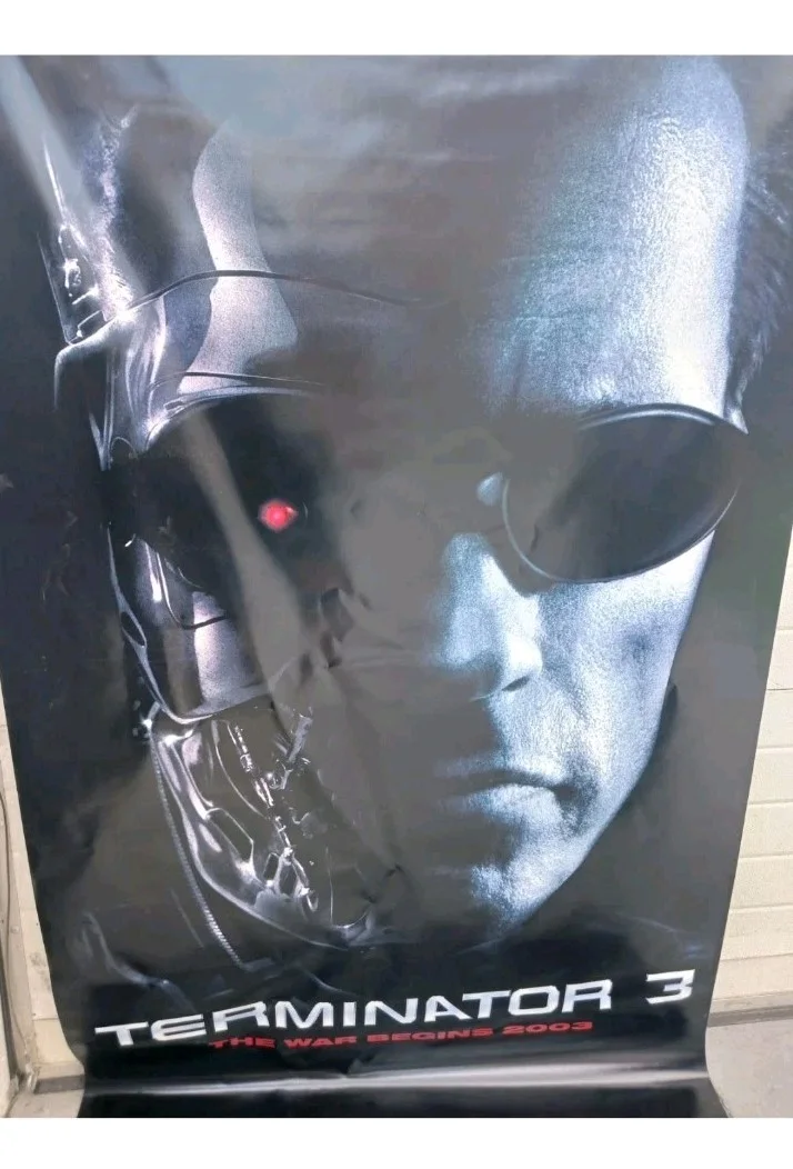 2x Terminator Vinyl Cinema Poster Banners 7.4x4ft Schwarzeneger and 7.6x4ft, изображение 3