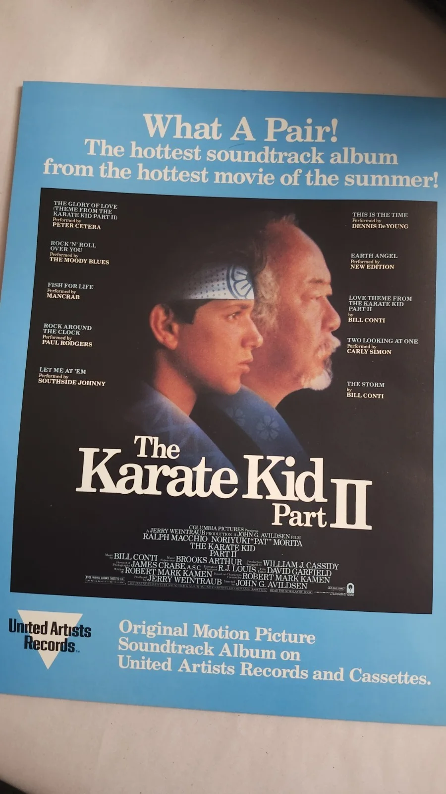 Ralph Macchio — Karate Kid 2 Official Souvenir Magazine Topps 1986 Signed By Ralph Macchio BAS, изображение 3