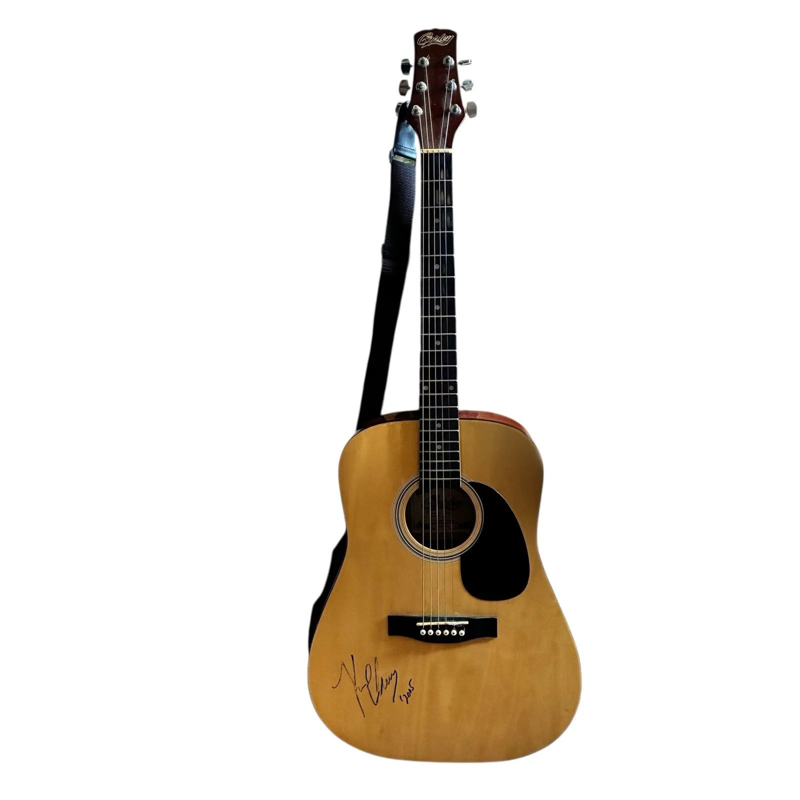 Kenny Chesney 2005 San Antonio, Tx Autographed Guitar, изображение 2