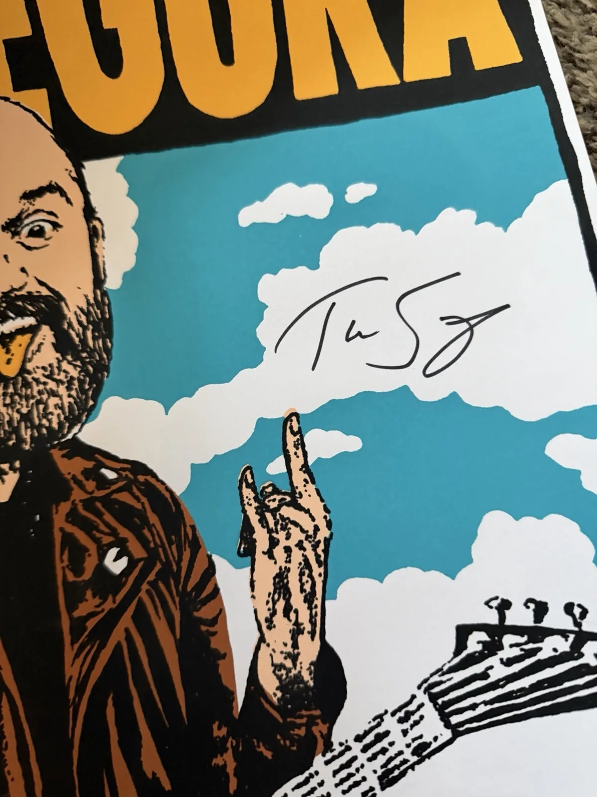 Tom Segura Signed 2019 Tour Poster – Rare Limited Print – Autographed, image 2