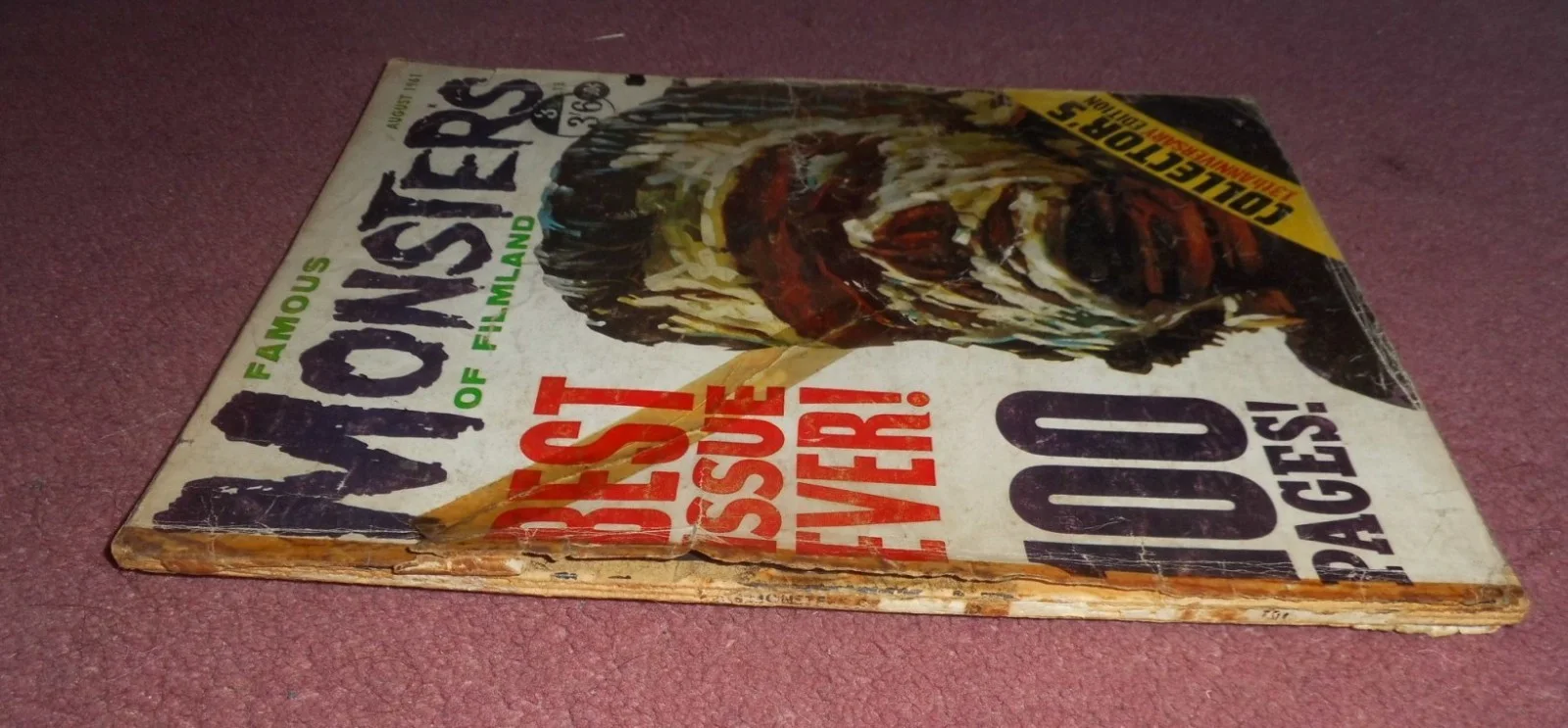 FAMOUS MONSTERS #13 (1961) low grade but complete condition, image 3