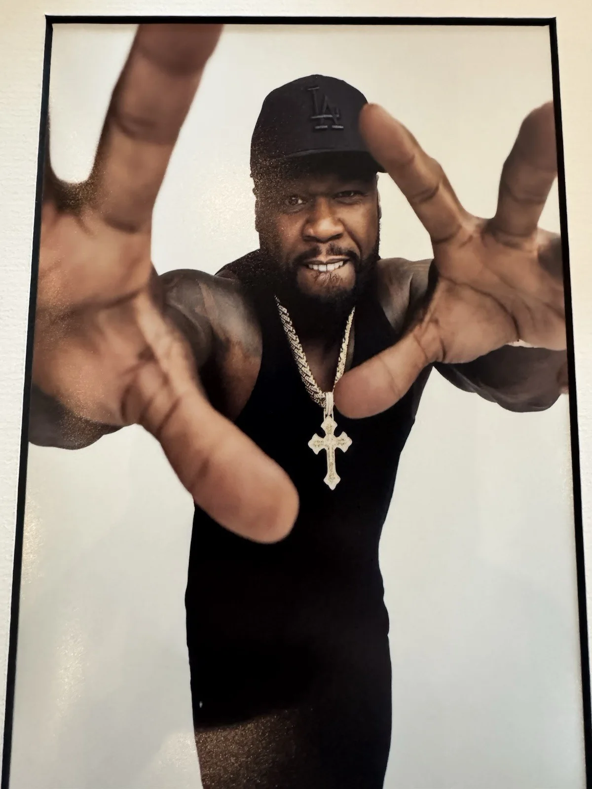50 Cent Signed Cut Autograph Framed 11x14 Display - ACOA, image 2