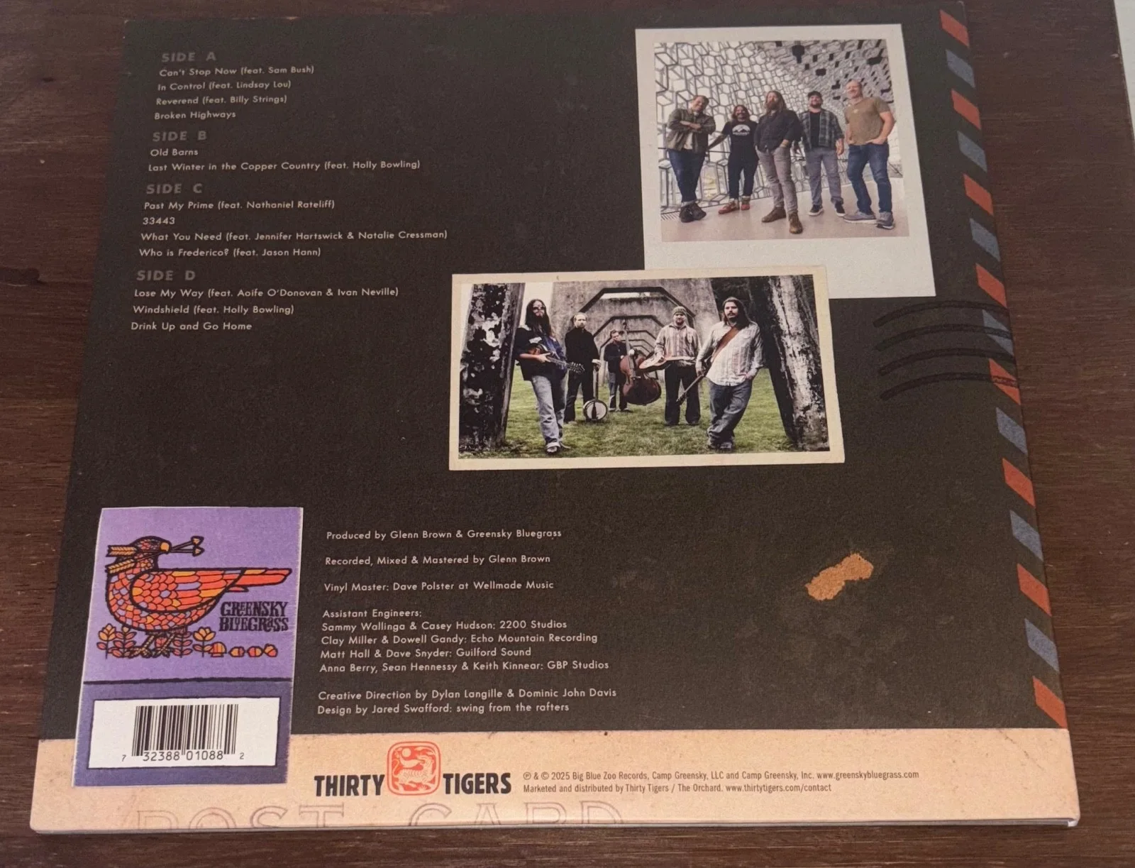 Greensky Bluegrass Whole Group Signed Auto XXV Indie Fruit Punch Vinyl Album JSA, изображение 2