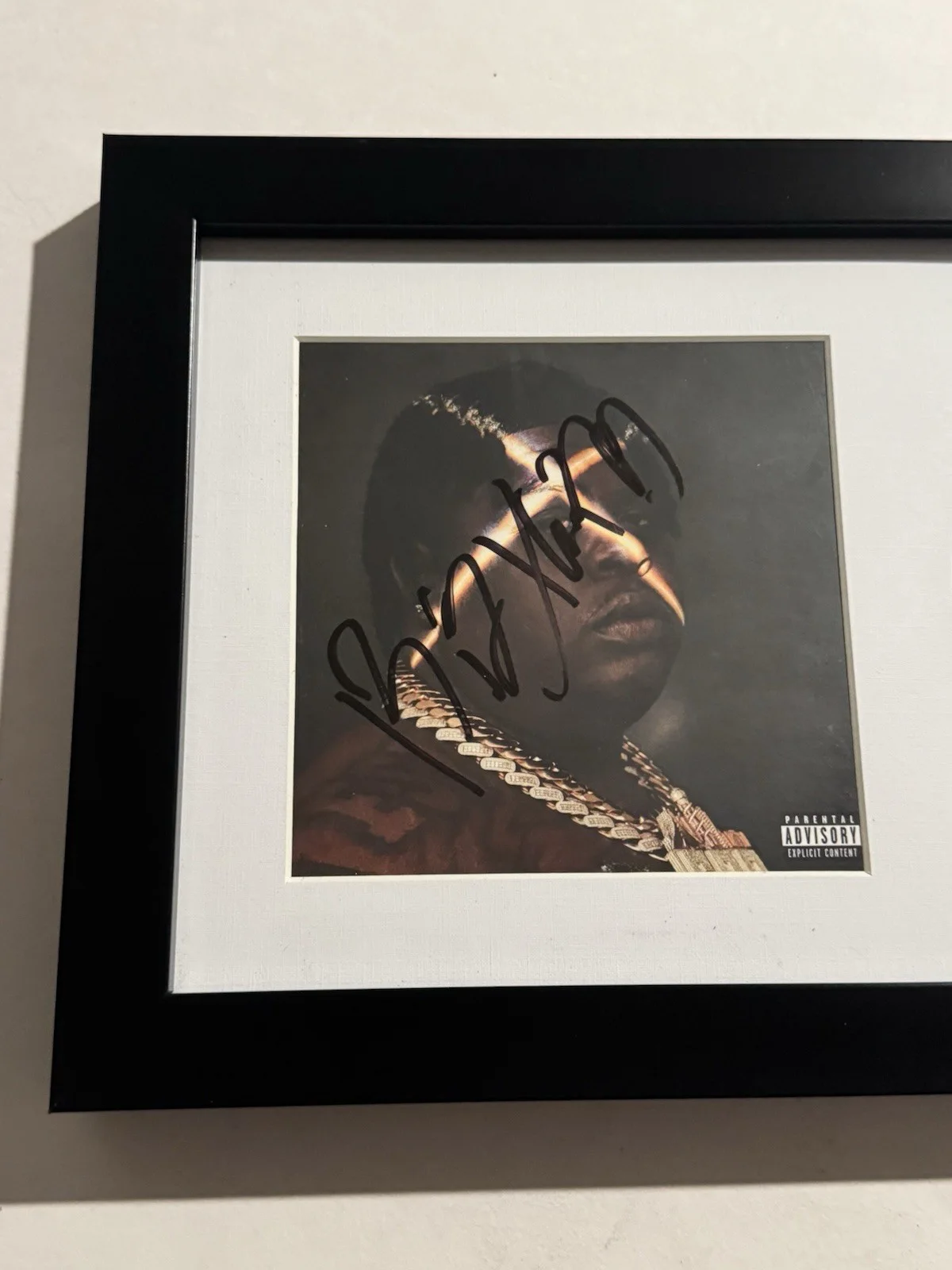 BIGXTHAPLUG SIGNED TAKE CARE COUNTRY RAPPER FRAMED CD AUTOGRAPH COA, image 2