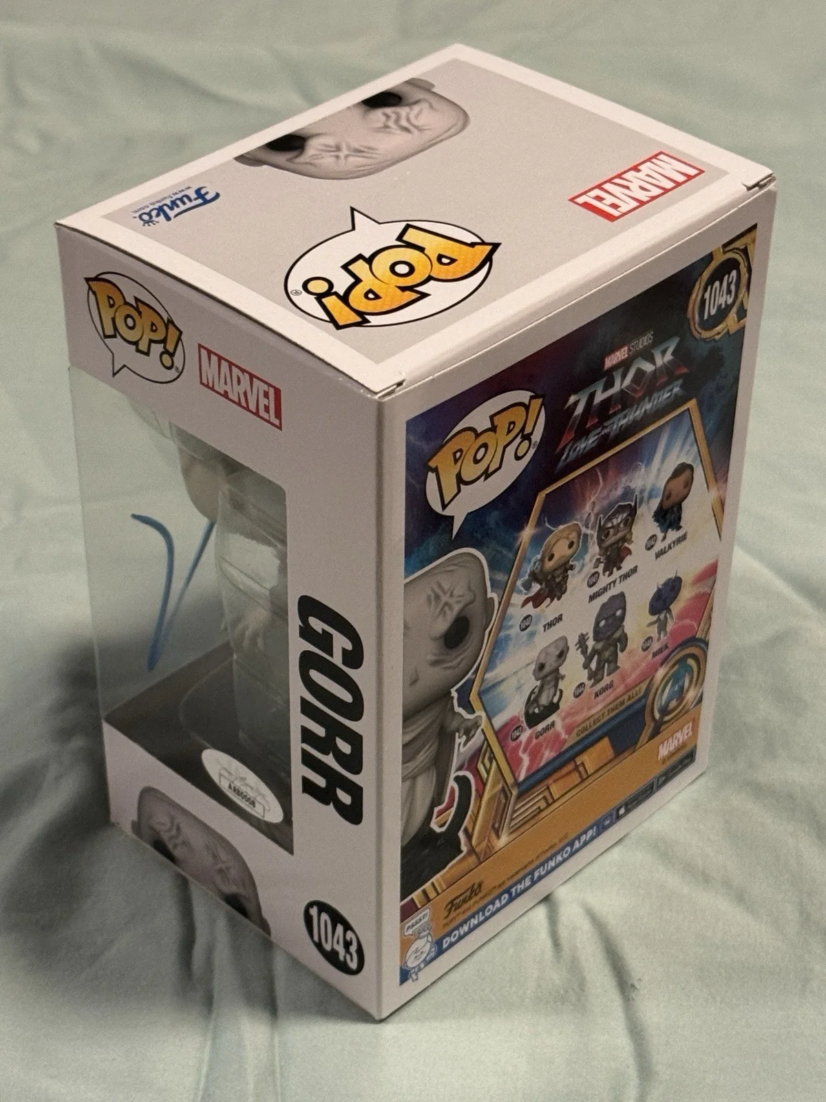Christian Bale — Christian Bale Signed Gorr #1043 Funko Pop! JSA, image 4
