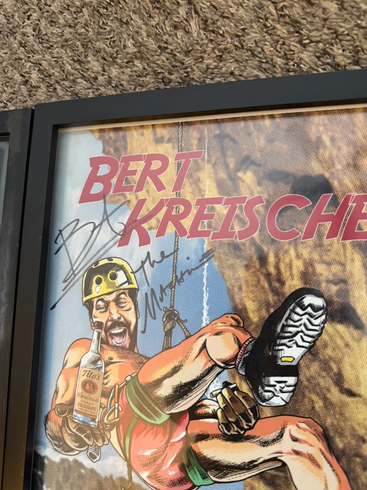 Bert Kreischer Signed Poster – Comedy Works Denver 2017 – Autographed, image 3