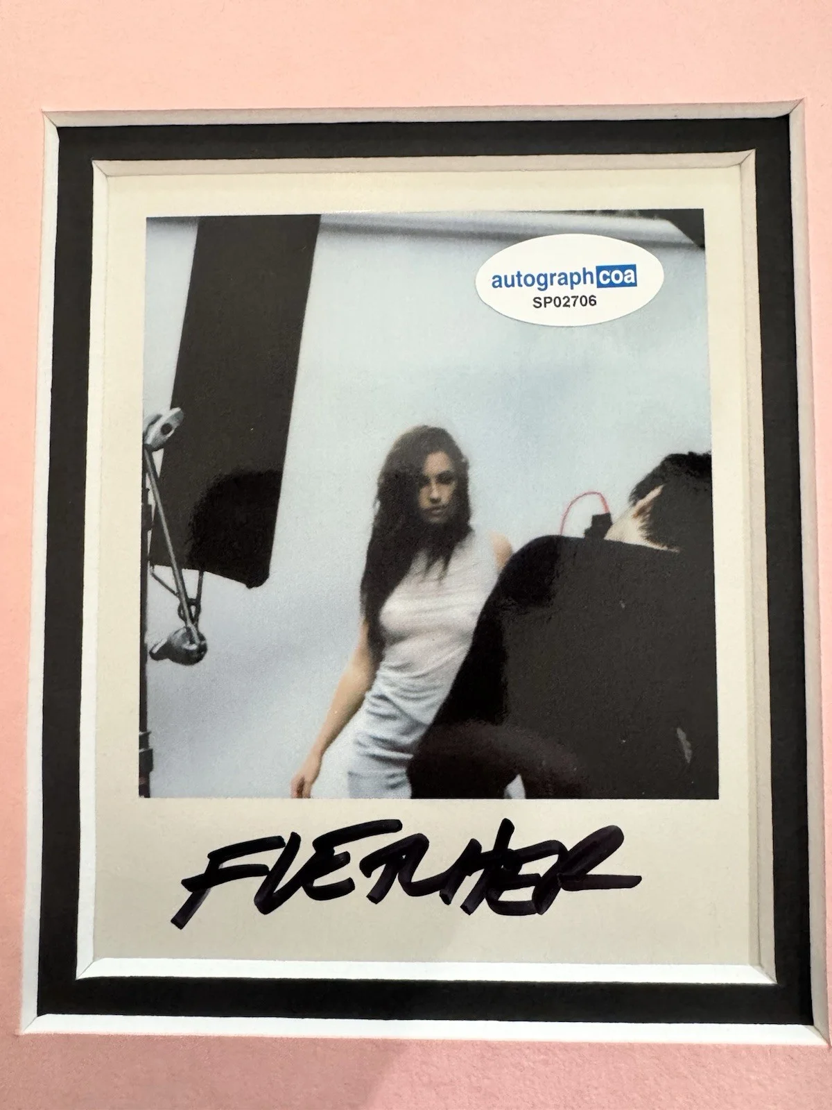 Fletcher Signed CD Insert Framed 11x14 Display - ACOA, image 3
