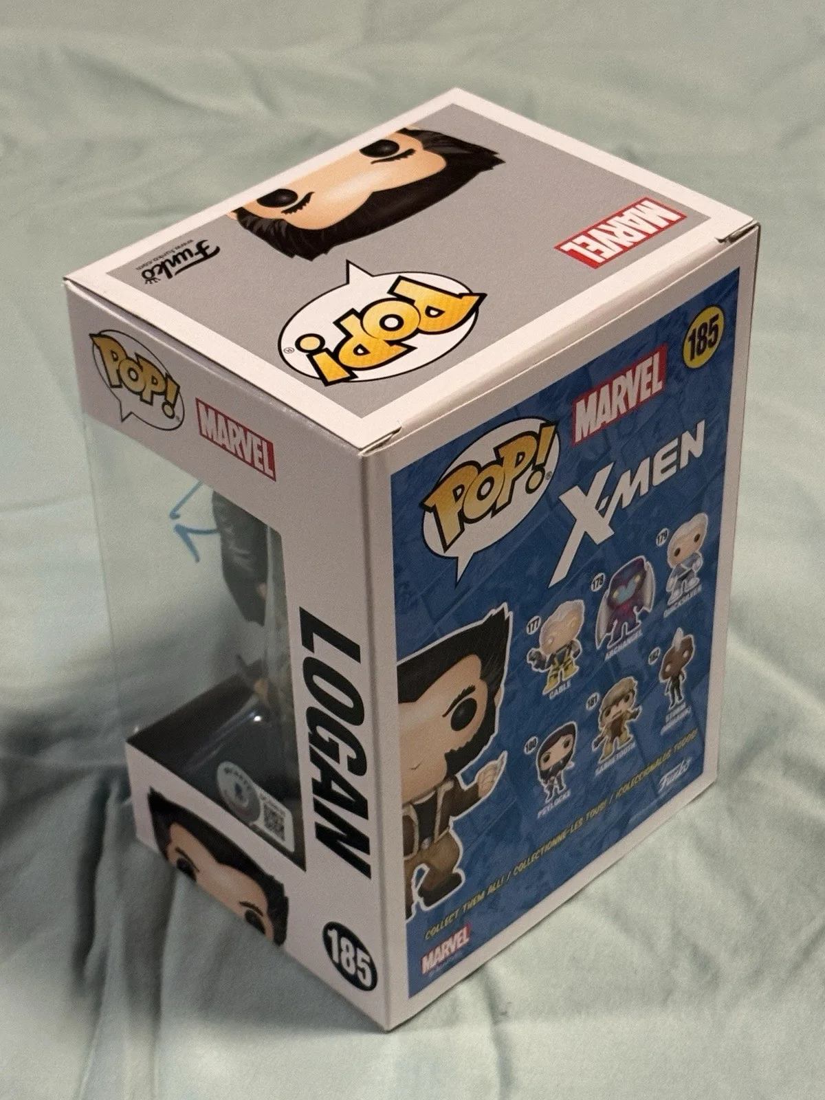 Hugh Jackman — Hugh Jackman Signed Logan #185 ~ Funko Pop! Beckett, image 4