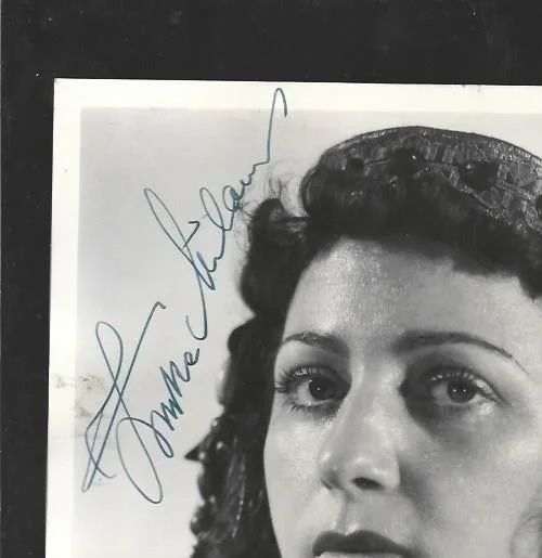 8 x 10 hand signed Zinka Milanova Croatian operatic singer, изображение 2