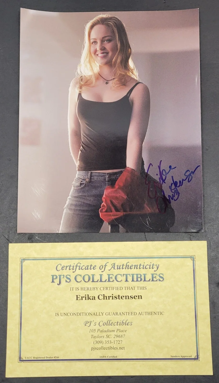 Erika Christensen — Erika Christensen Actress Autographed Signed 8"x10" Photo w/2 COA