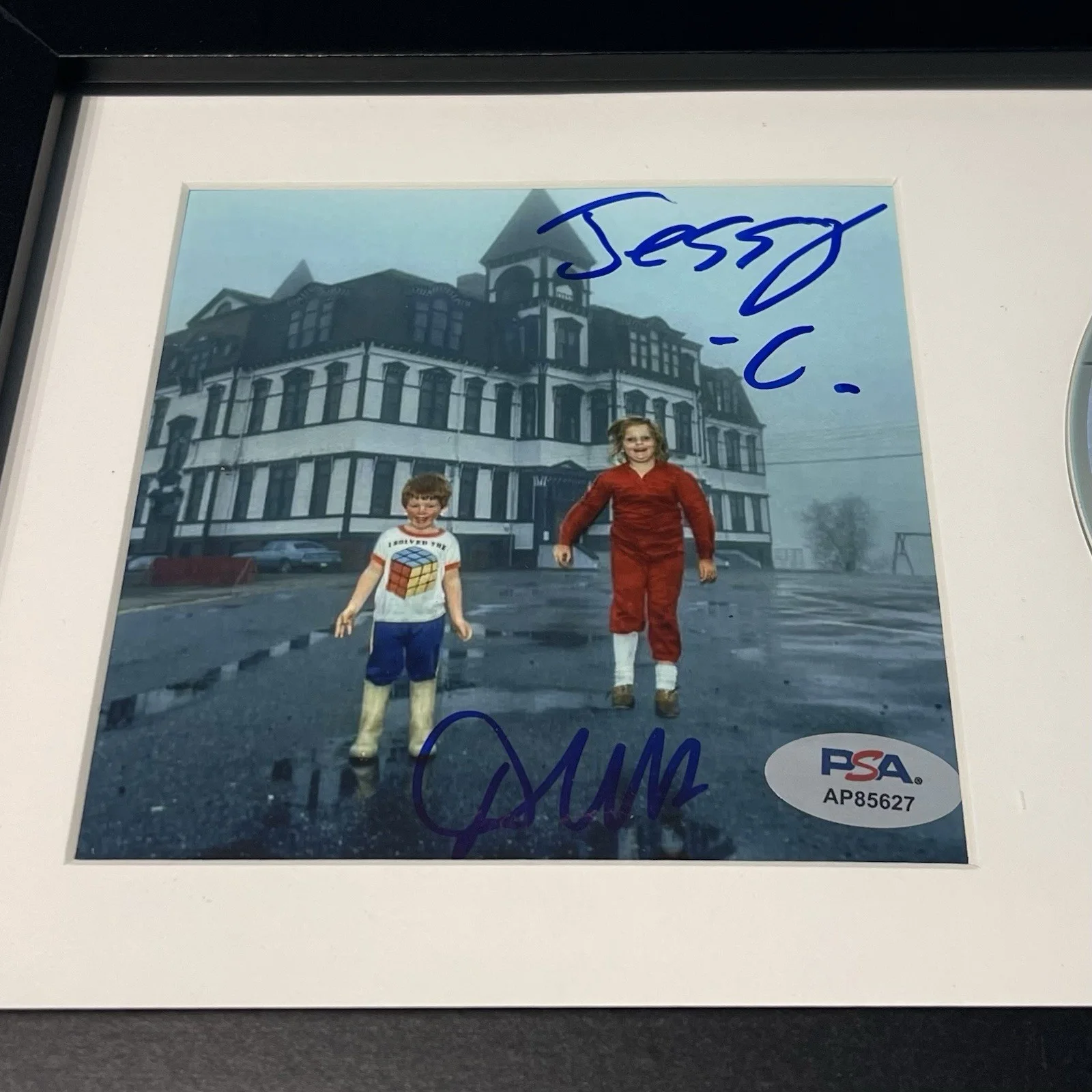 MEN I TRUST BAND SIGNED UNTOURABLE ALBUM CD JESSY DRAGOS AUTOGRAPH FRAME PSA COA, изображение 2