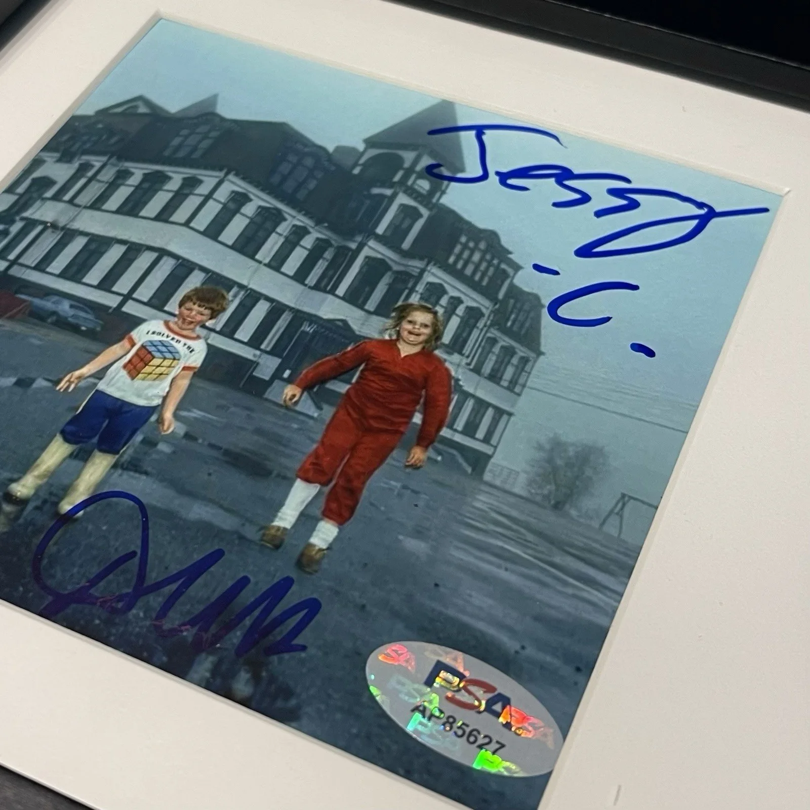 MEN I TRUST BAND SIGNED UNTOURABLE ALBUM CD JESSY DRAGOS AUTOGRAPH FRAME PSA COA, изображение 3