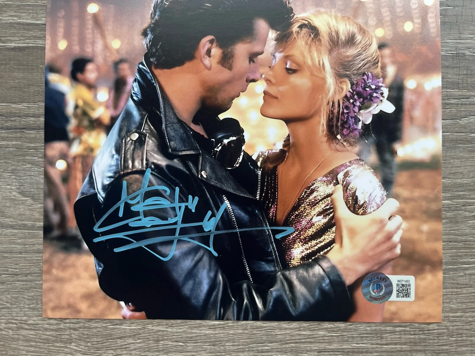 Maxwell Caulfield — Maxwell Caulfield Signed Michael Carrington 8x10 Photo Beckett COA Grease 2, image 3