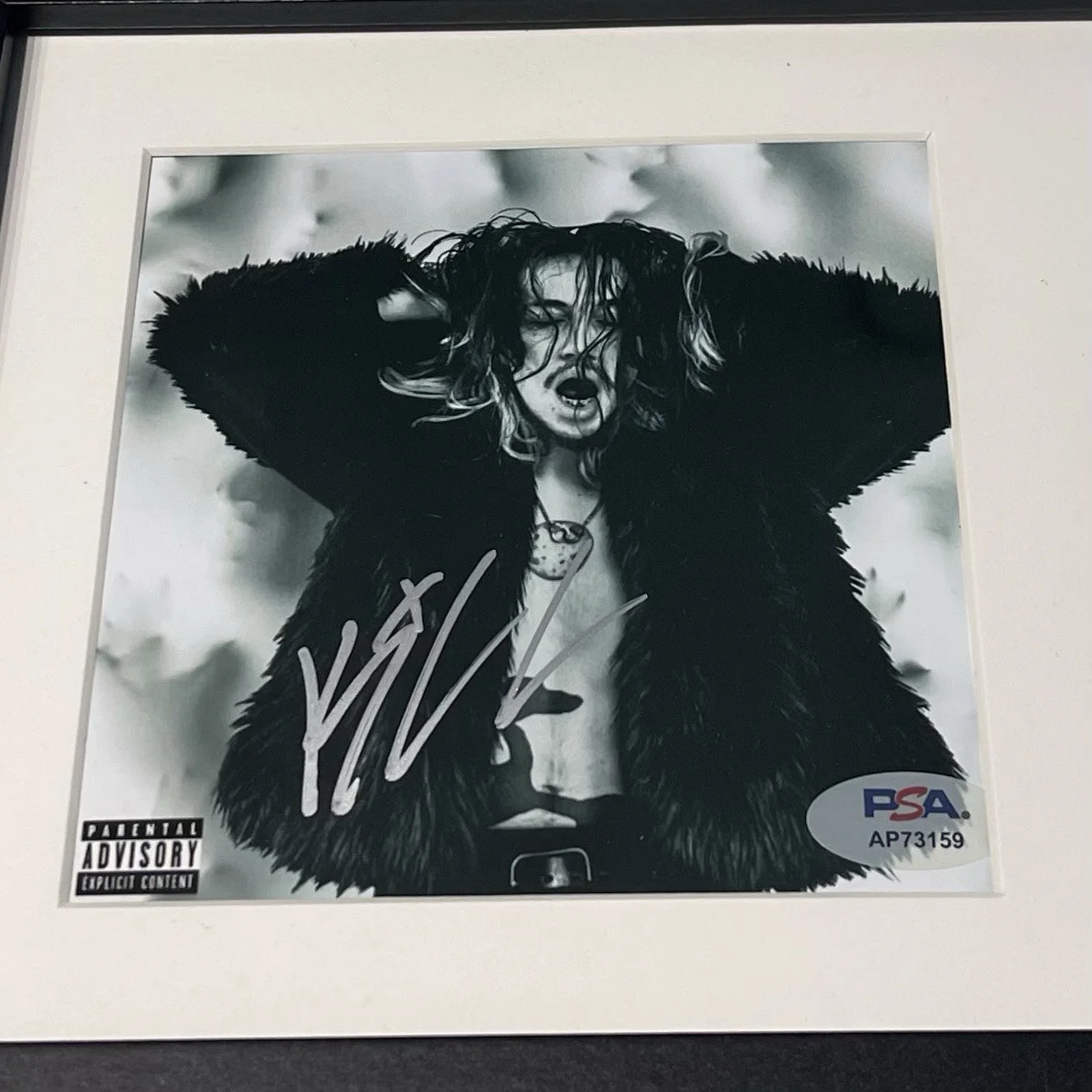 KXLLSWXTCH RAPPER SIGNED THE WALLS HAVE EYES CD ALBUM AUTOGRAPH FRAMED PSA COA, image 2