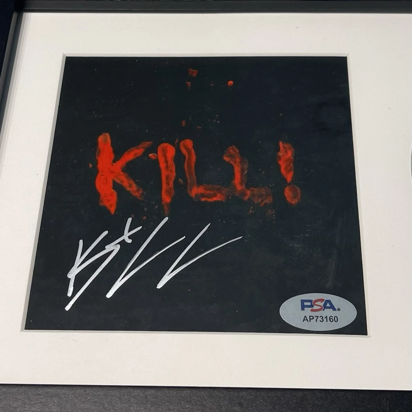 KXLLSWXTCH RAPPER SIGNED KILL! CD ALBUM AUTOGRAPH (Suicideboys) FRAMED PSA COA, изображение 2