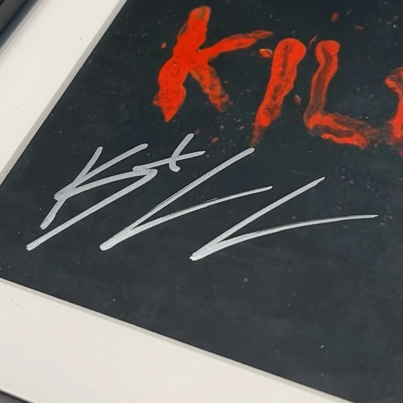 KXLLSWXTCH RAPPER SIGNED KILL! CD ALBUM AUTOGRAPH (Suicideboys) FRAMED PSA COA, изображение 3