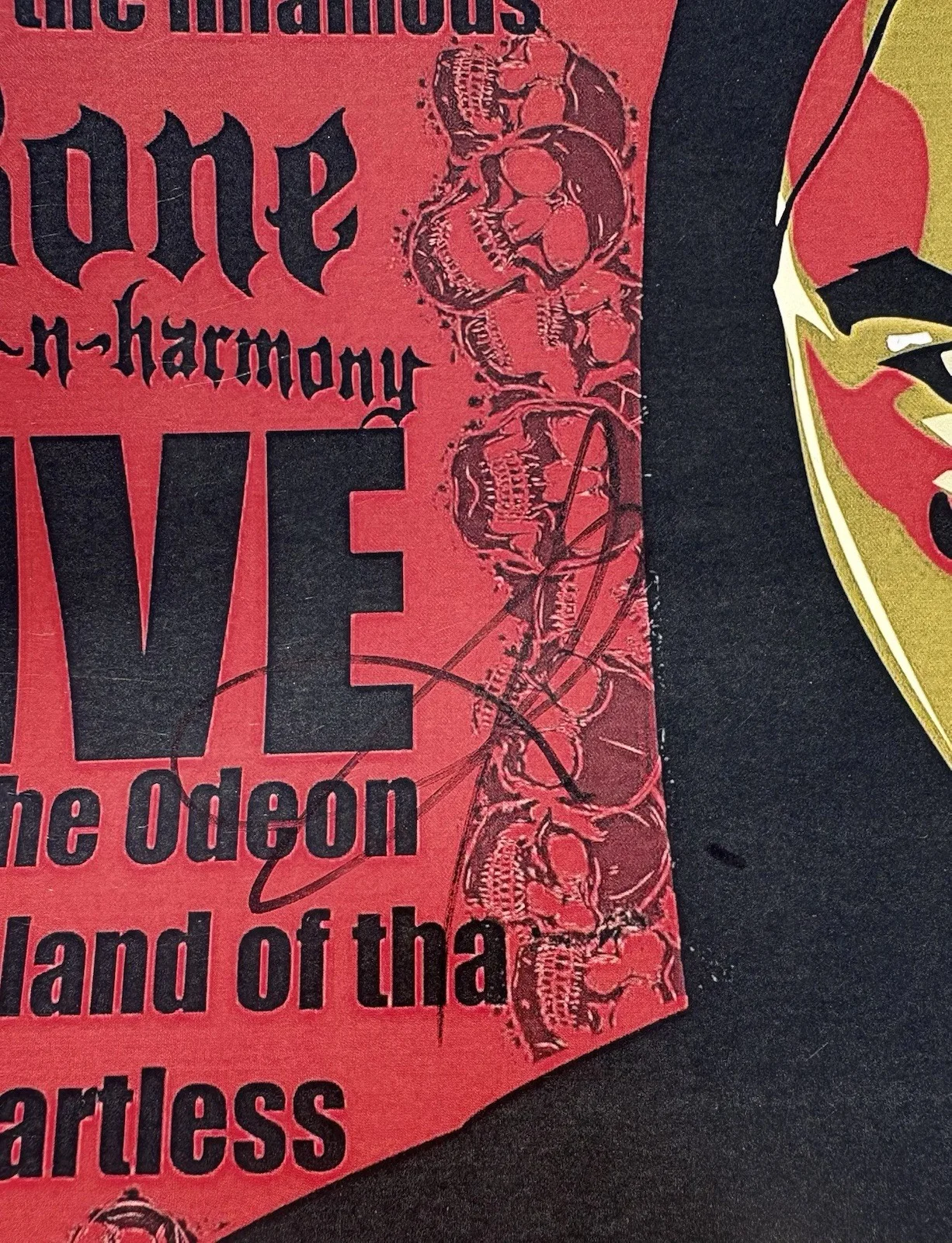 BIZZY BONE SIGNED Tour Poster JSA COA Cleveland Ohio BONE THUGS N HARMONY, image 3
