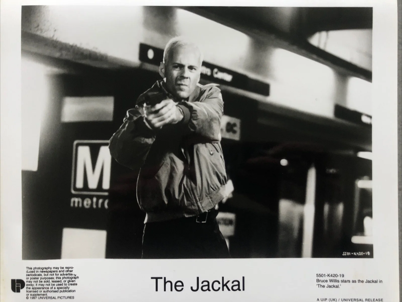 Press Cinema Pack - 4 Still Photos- The Jackal - Bruce Willis, Richard Gere, изображение 3