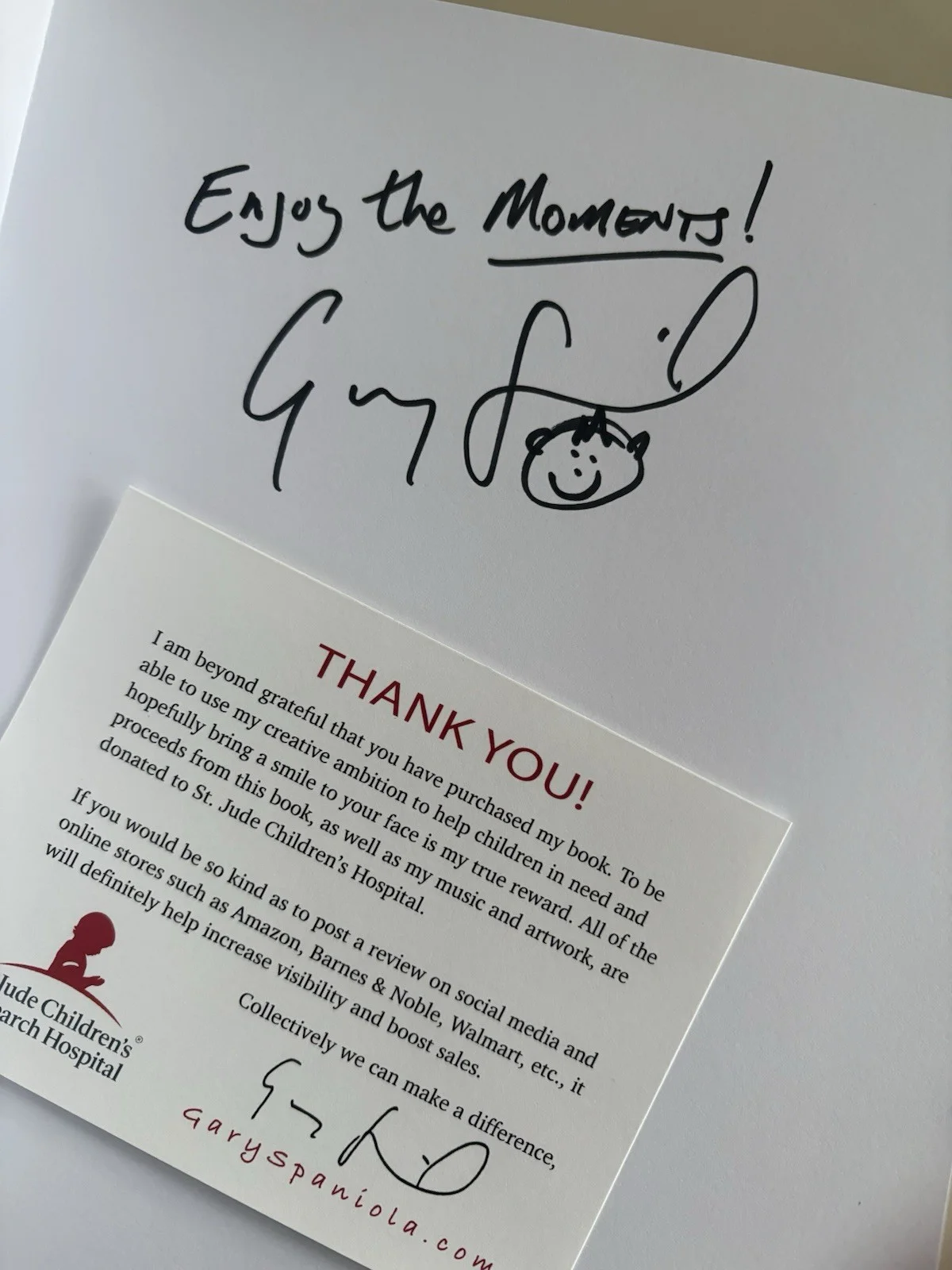 Gary Spaniola SIGNED Moments Book AUTOGRAPHED Bitter Sweet Alley 1st Edition, изображение 2