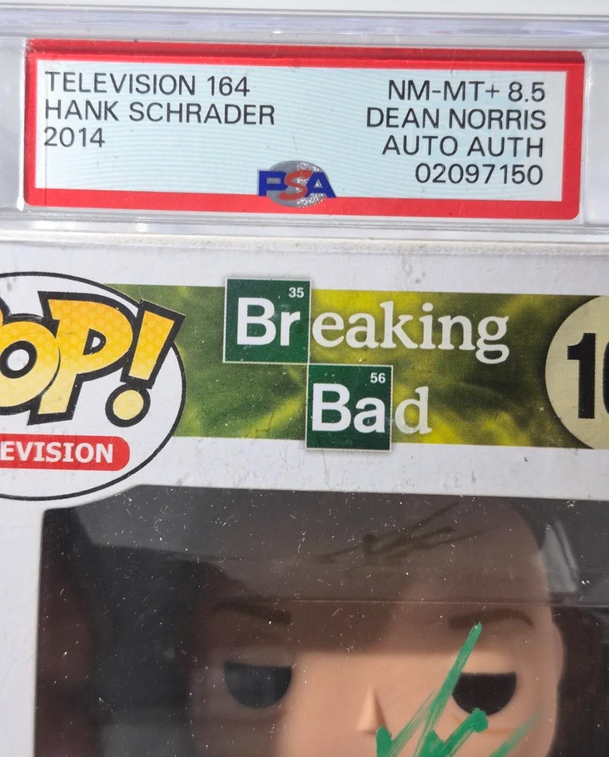 Dean Norris — DEAN NORRIS SIGNED AUTOGRAPH BREAKING BAD HANK SCHRADER FUNKO POP PSA COA ENCAP, изображение 2