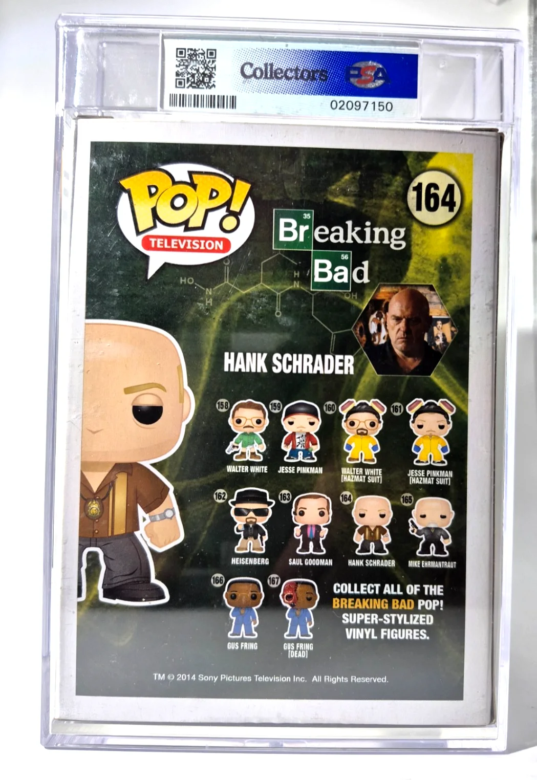 Dean Norris — DEAN NORRIS SIGNED AUTOGRAPH BREAKING BAD HANK SCHRADER FUNKO POP PSA COA ENCAP, изображение 4