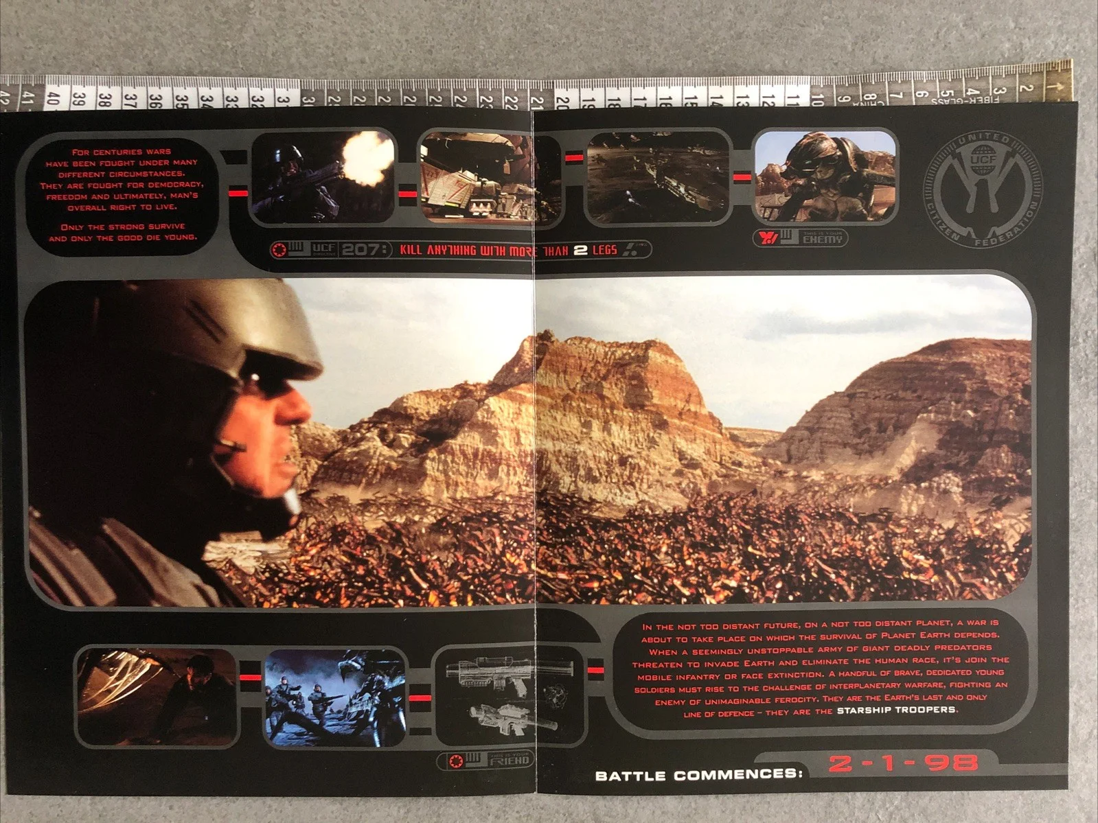 Cinema Press Pack Mini Posters - Starship Troopers & Handout, image 4
