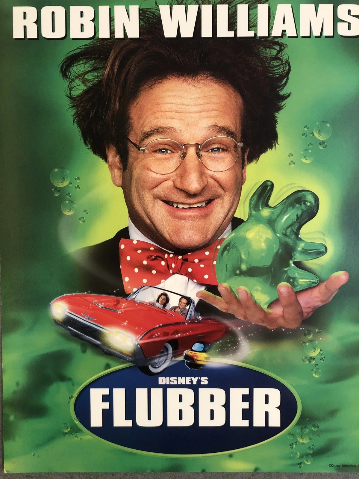 Cinema Press Mini Poster Disney’s Flubber - Robin Williams Movie Collectable, image 3