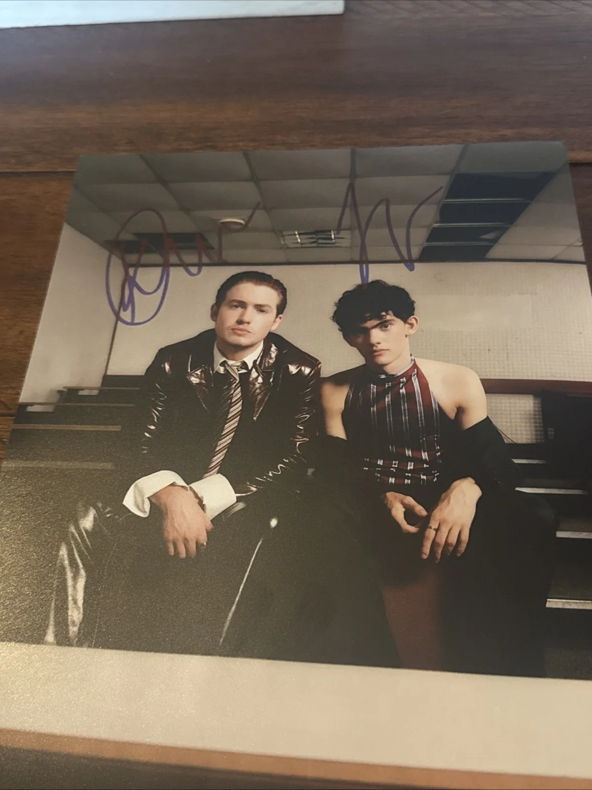 Kit Connor & Joe Locke Star Actors Autographed Signed 8x10 Photo Proof & COA, изображение 2