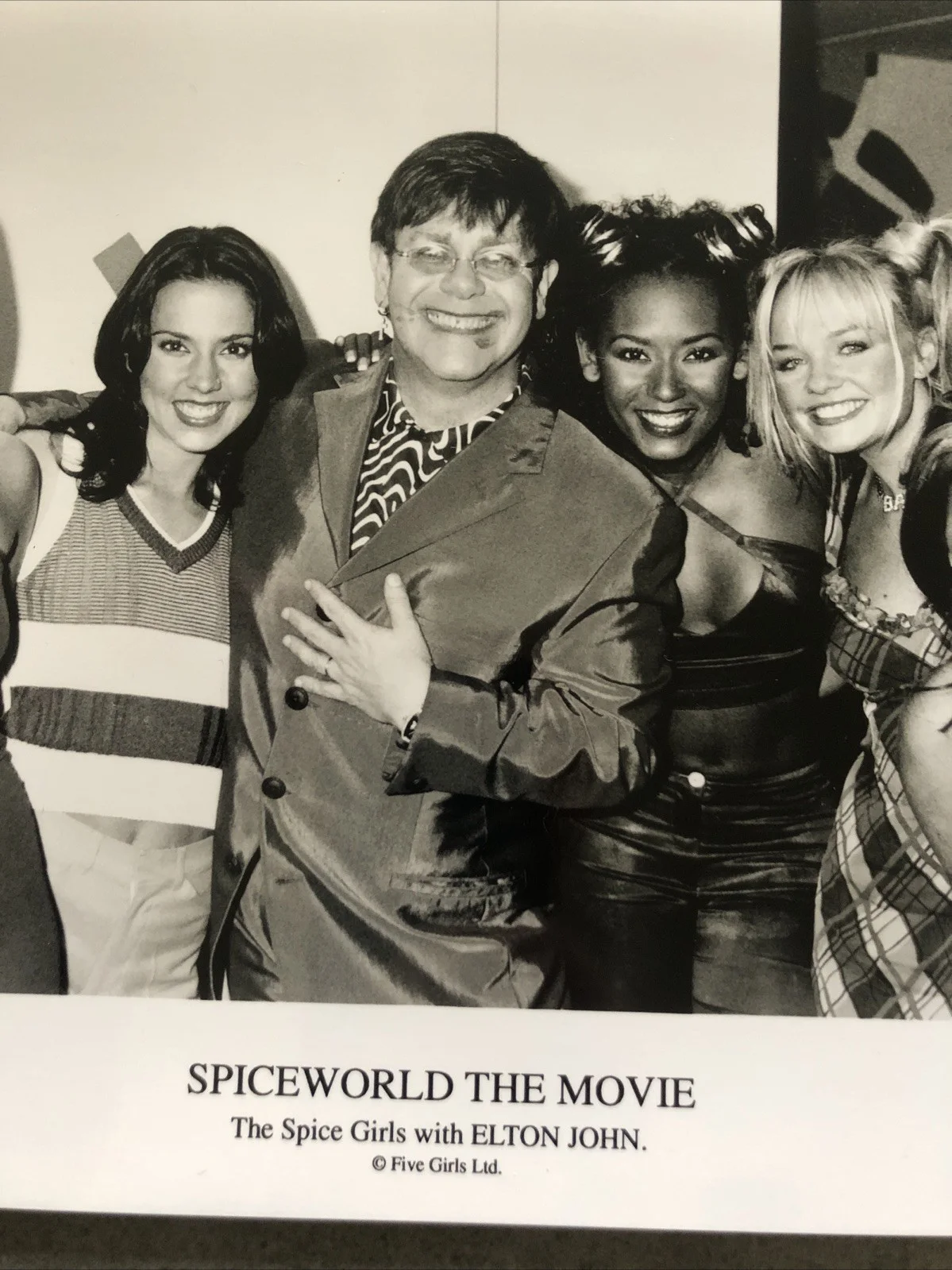 Cinema Press Pack Photograph Spice girls The Movie - Spice Girls With Elton John, изображение 5