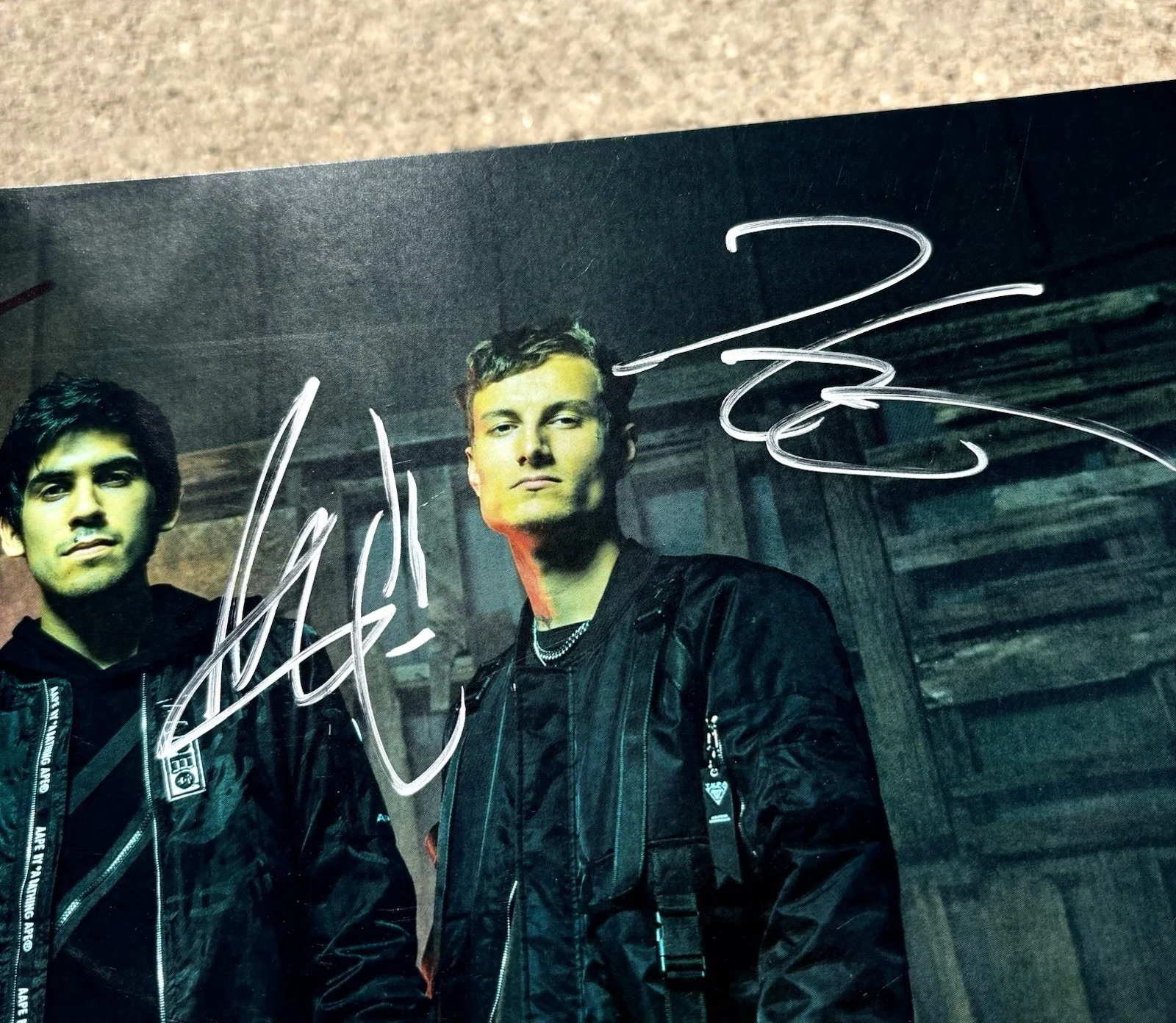CROWN THE EMPIRE Band SIGNED Poster JSA COA, image 2