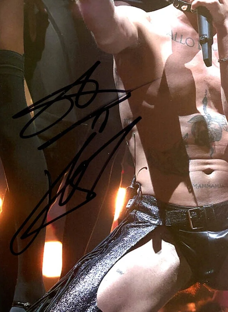 DAMIANO DAVID — Damiano David signed "MANESKIN" 8x10 Photo SEXY x Born With A Broken Heart ACOA, изображение 4