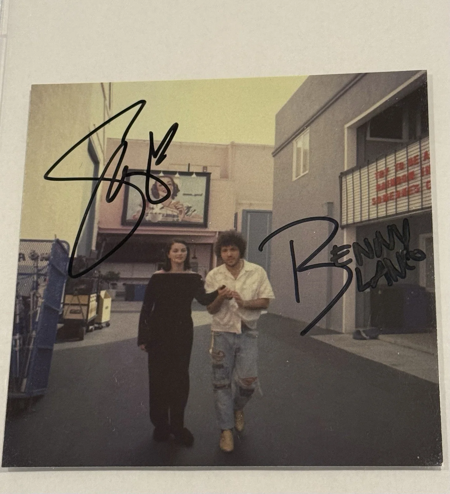 Selena Gomez & Benny Blanco I Said Love You Signed CD Insert PSA Authentic Auto, image 2