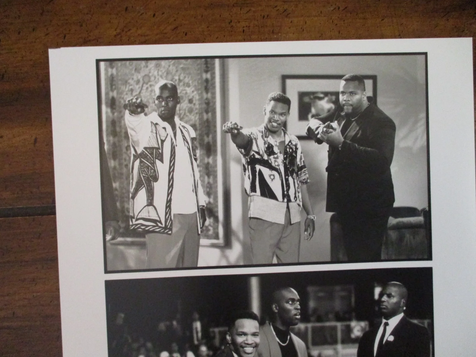 Jamie Foxx/Michael Jace(THE GREAT WHITE HYPE)1996 8 x 10 Black/White Press Photo, image 2
