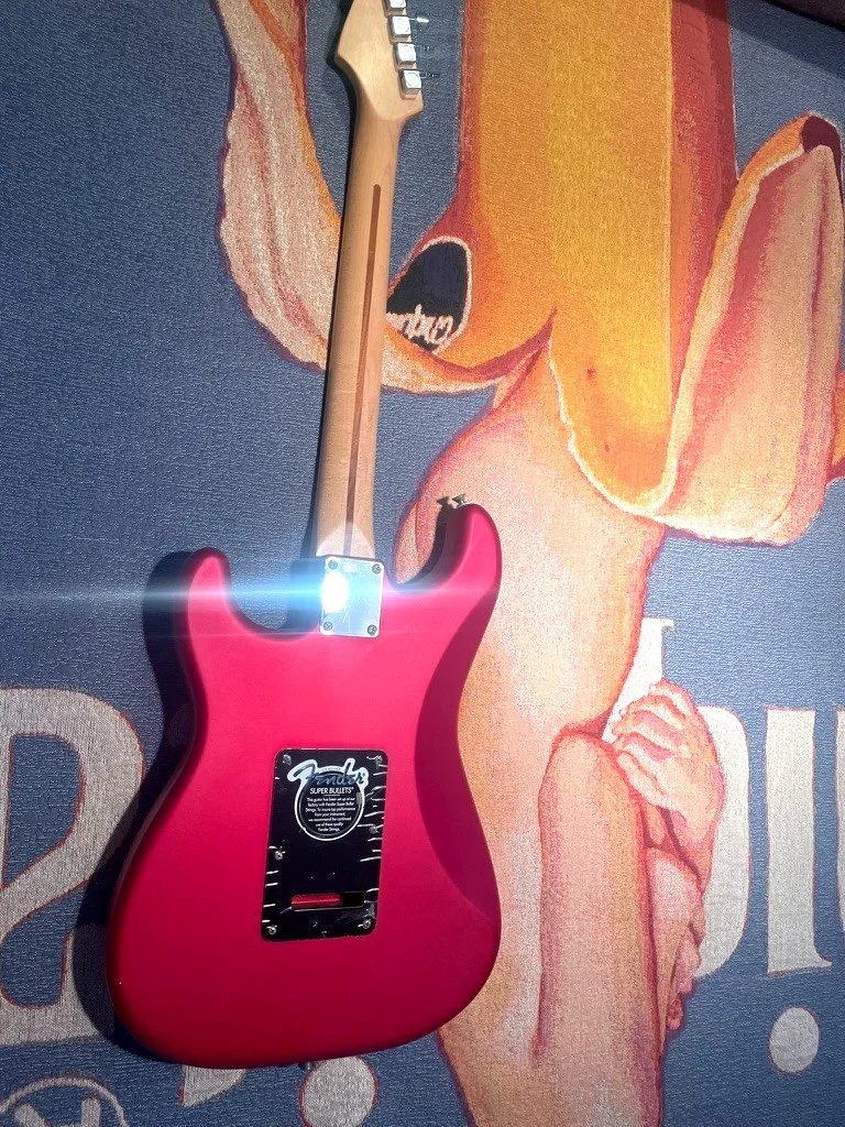 FENDER STRATOCASTER Electric Guitar Signed By Rod Stewart, image 4