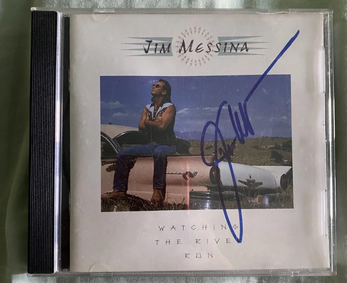 Jim Messina — Jim Messina signed Watching the River Run - CD Case - AUTHENTIC, image 2