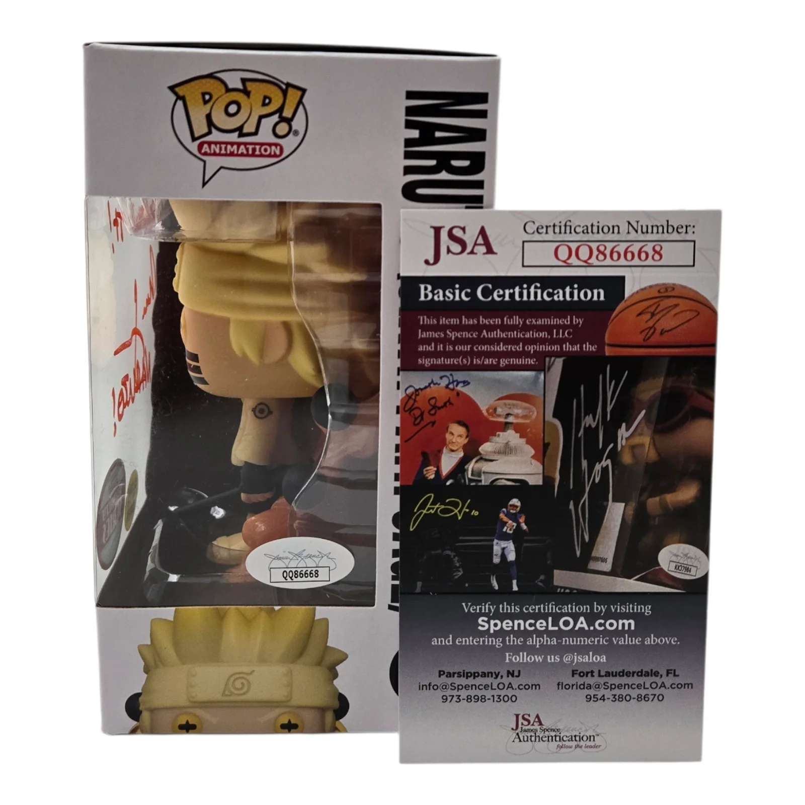 Maile Flanagan — Maile Flanagan Signed Funko Naruto Autograph Pop Anime Manga Boruto JSA COA 668, image 2