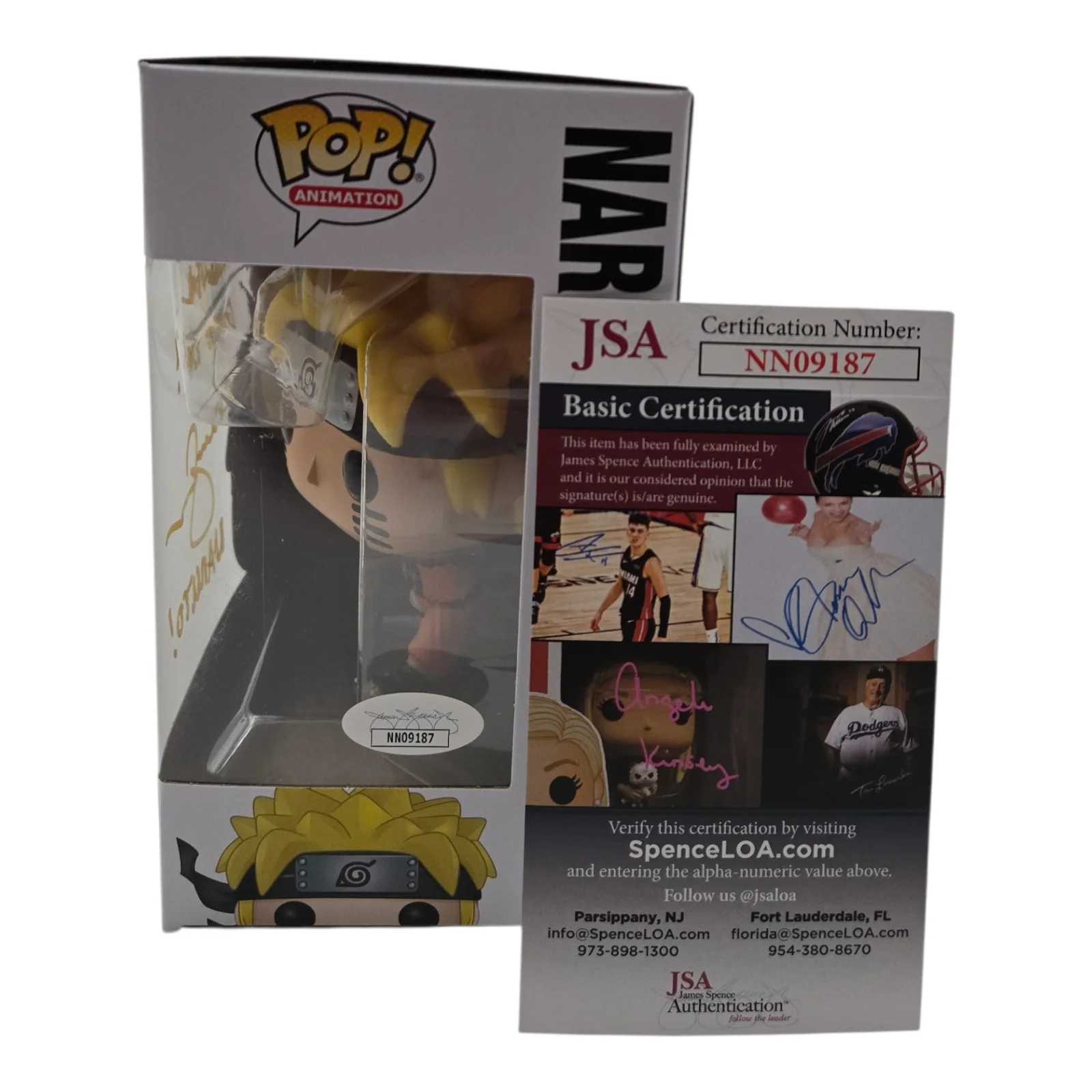 Maile Flanagan — Naruto Signed Funko Pop Maile Flanigan Anime Autograph BorutoUzumaki JSA COA 7, image 2