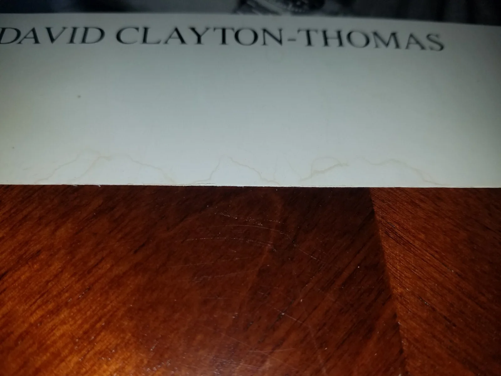 David Clayton Thomas Signed Autographed Promo Photo Picture APA Music Avenue Inc, изображение 3