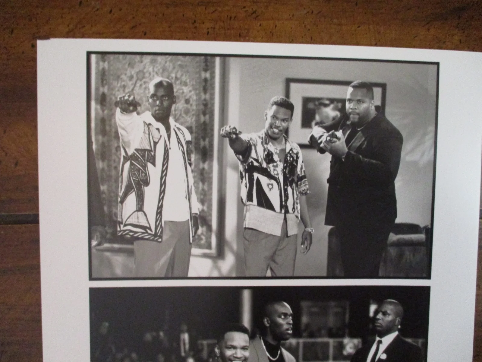 Michael Jace/Jamie Foxx(THE GREAT WHITE HYPE)1996 8 x 10 Black/White Press Photo, image 2