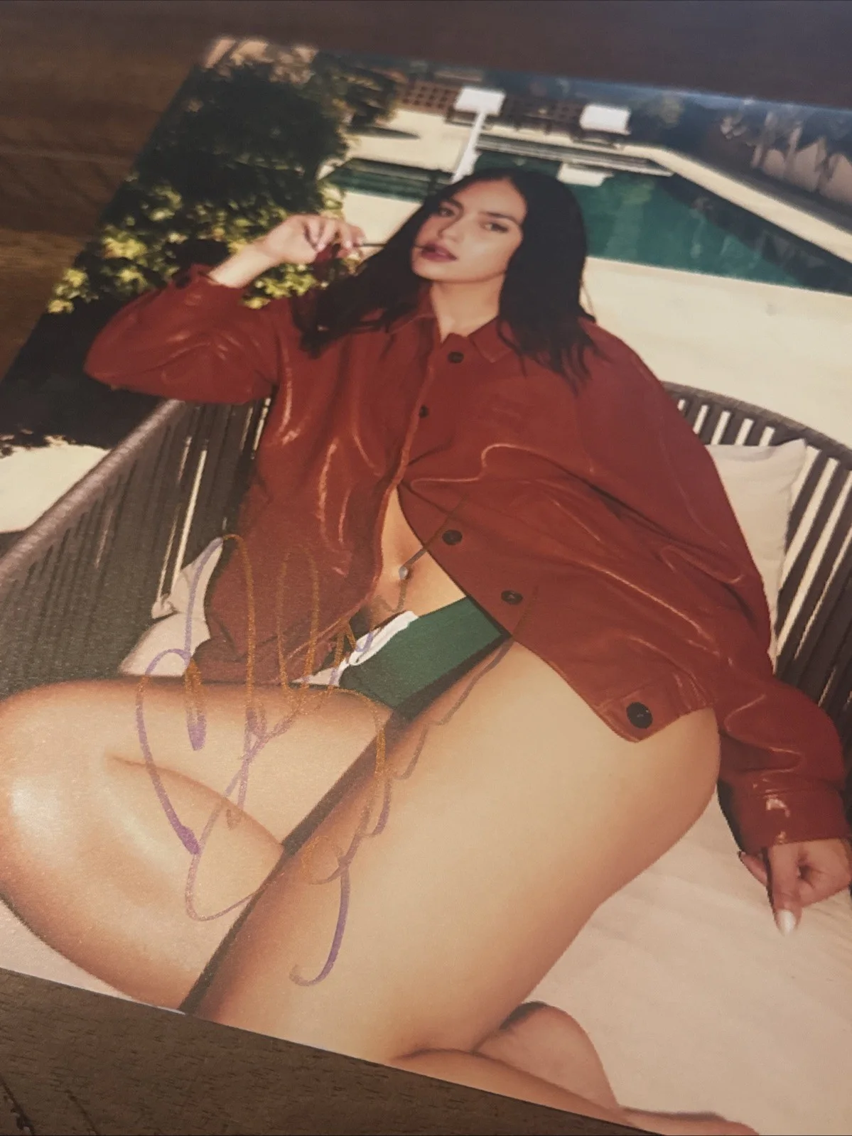 Melissa Barrera Gorgeous Actress Signed Autograph 8x10 SEXY Photo Hologram COA, изображение 2
